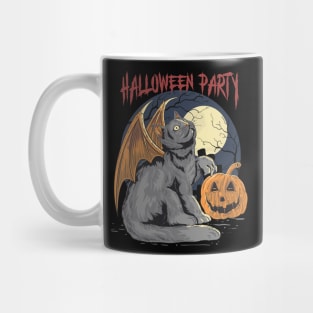 Halloween Party - Cat Costume Mug